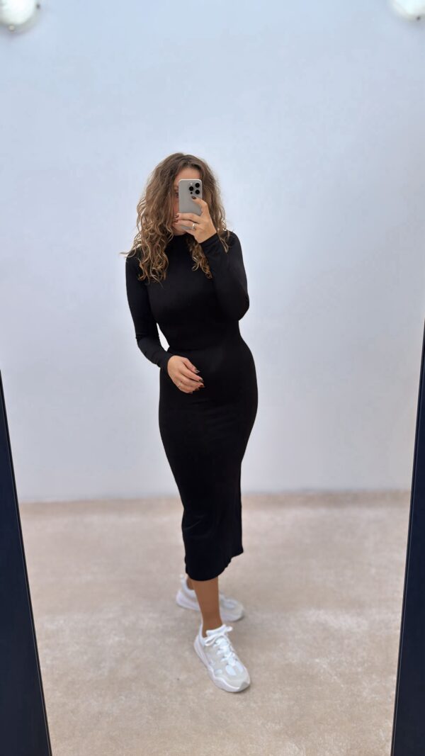 Vestido reductor negro