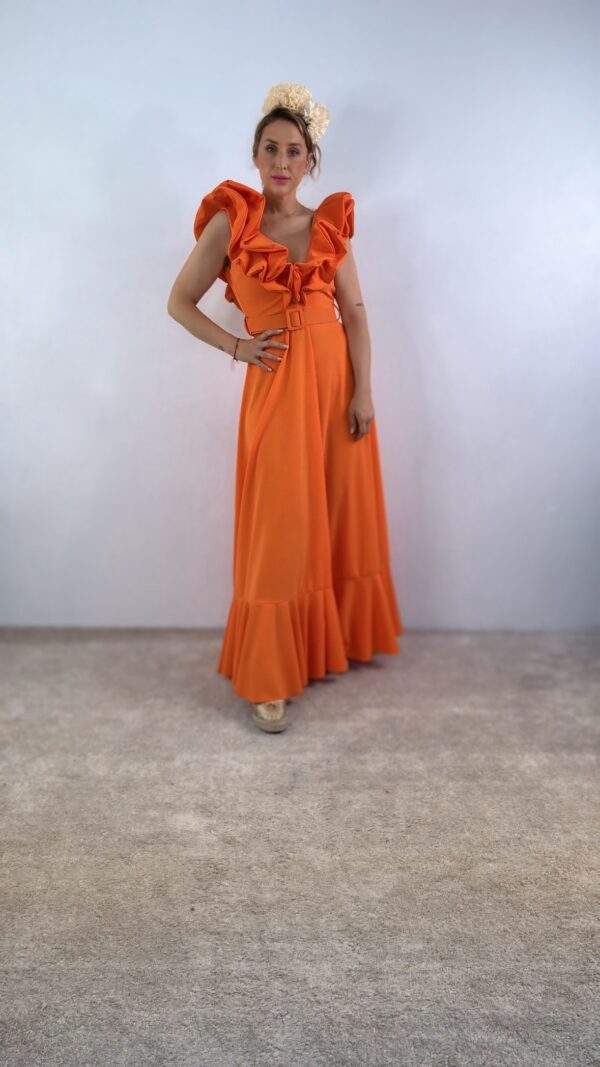 Bata Irene naranja.