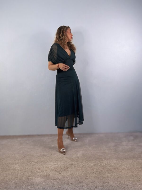 Vestido Bravía azul pato
