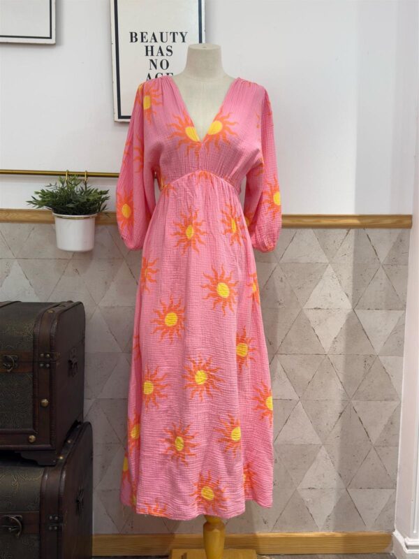 Vestido sol rosa - Imagen 2