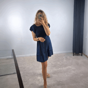Vestido vaquero oscuro