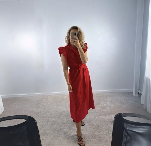Vestido lucia rojo.