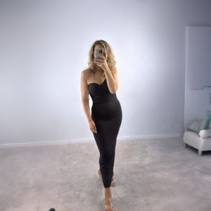 Vestido Estefanía negro.