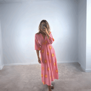 Vestido sol rosa