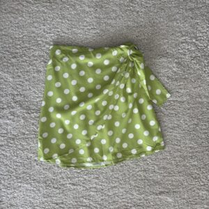 Falda lunares verde