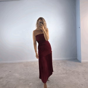Conjunto Sara burdeos