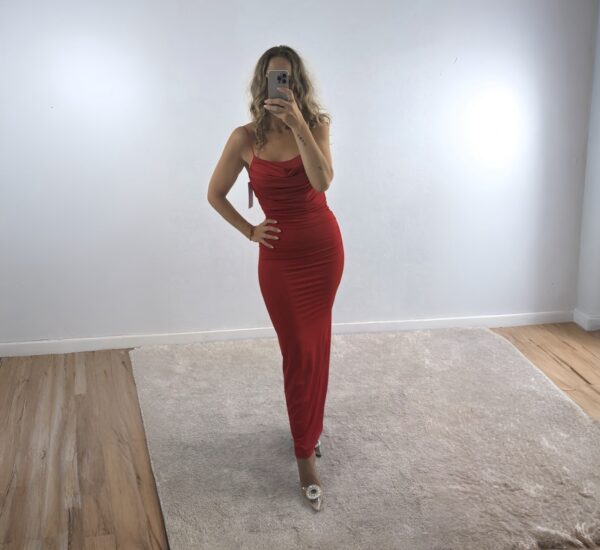 Vestido Gia rojo