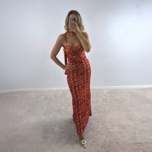 Vestido Silvia rojo