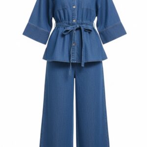 Conjunto Demin Claro