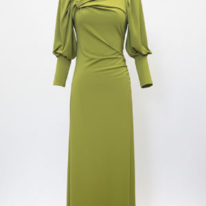 Vestido Mireya verde lima