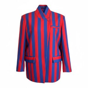 Chaqueta diana roja y azul