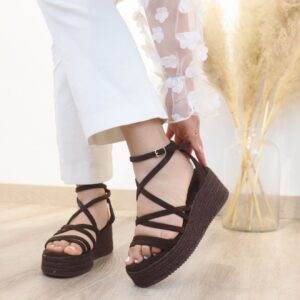 Cuñas rocio marrón