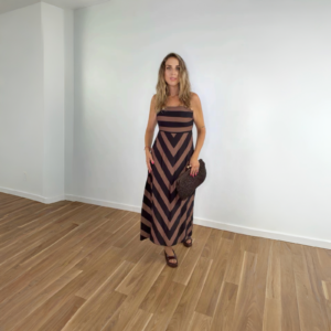 Vestido Leila marrón