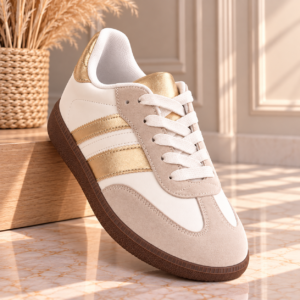 Deportivas con dorado Lucís