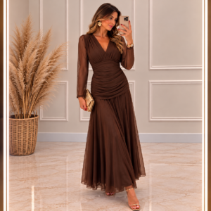 Vestido Valentina marrón